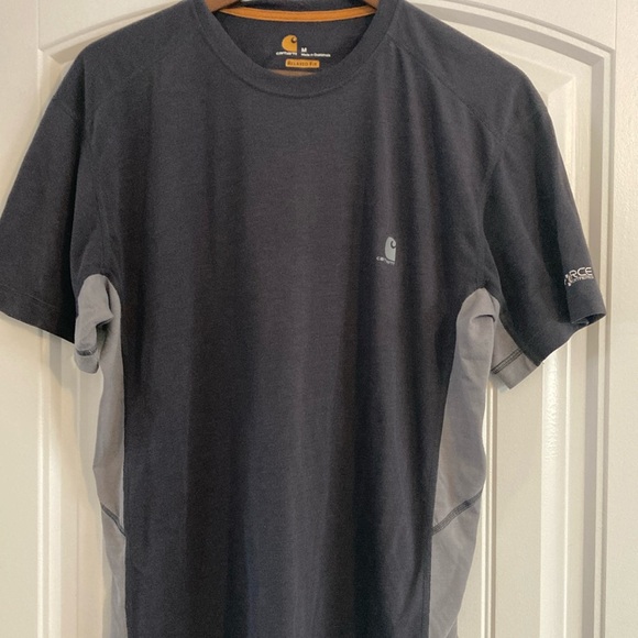 Carhartt Men's Black and Gray Shirt - Picture 1 of 3